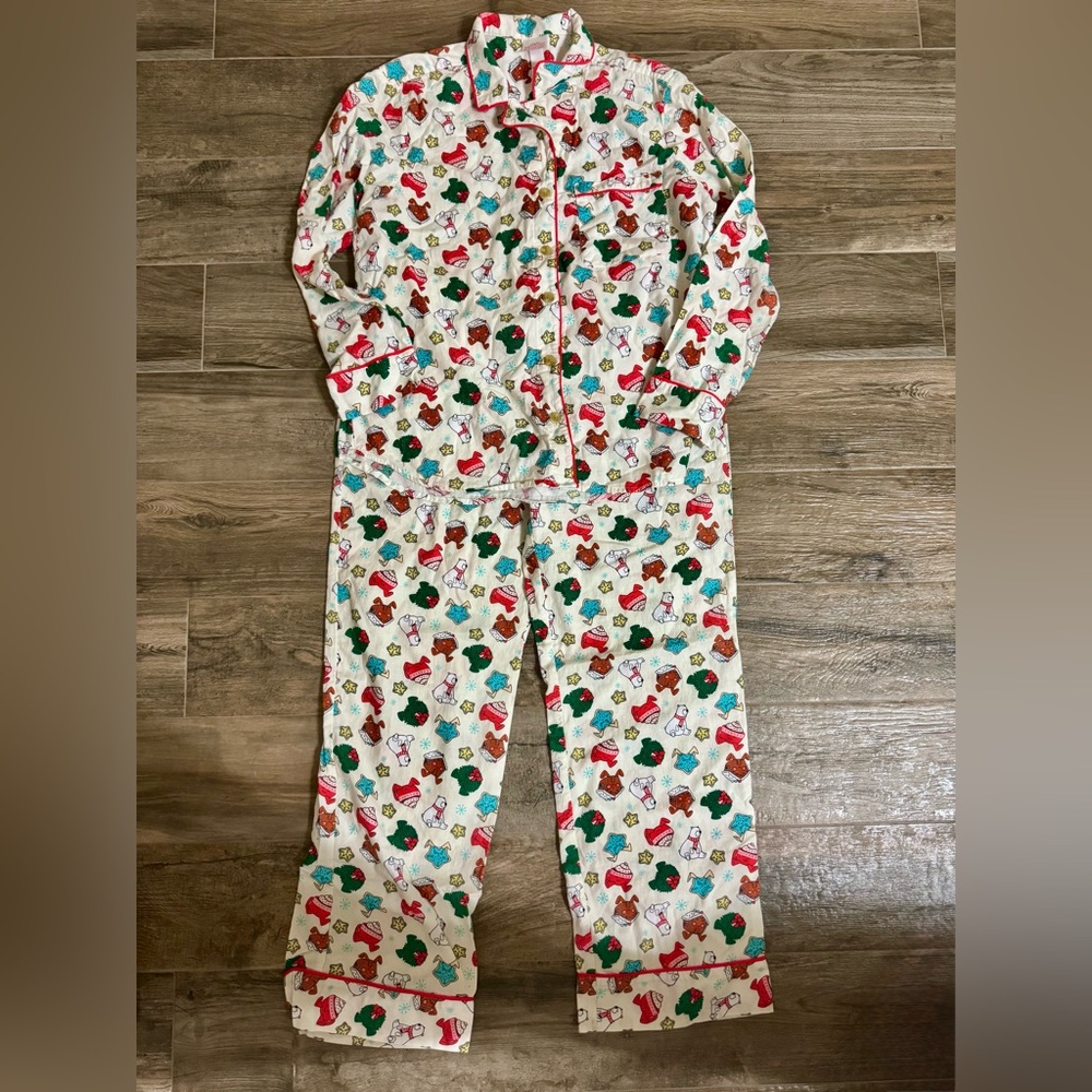 Wondershop Festive Pajama Set - Red, Green, White